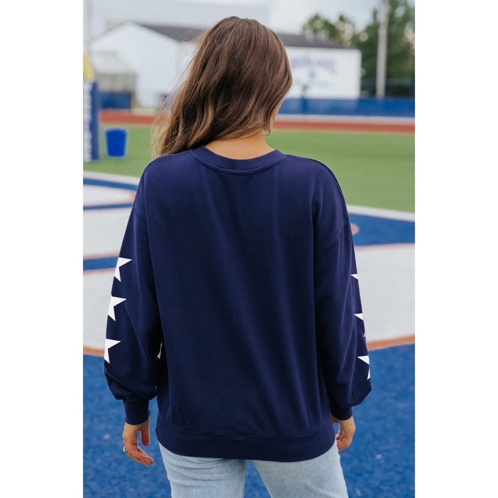 Star Sleeve Gameday Sweatshirt - Picture 2 of 2